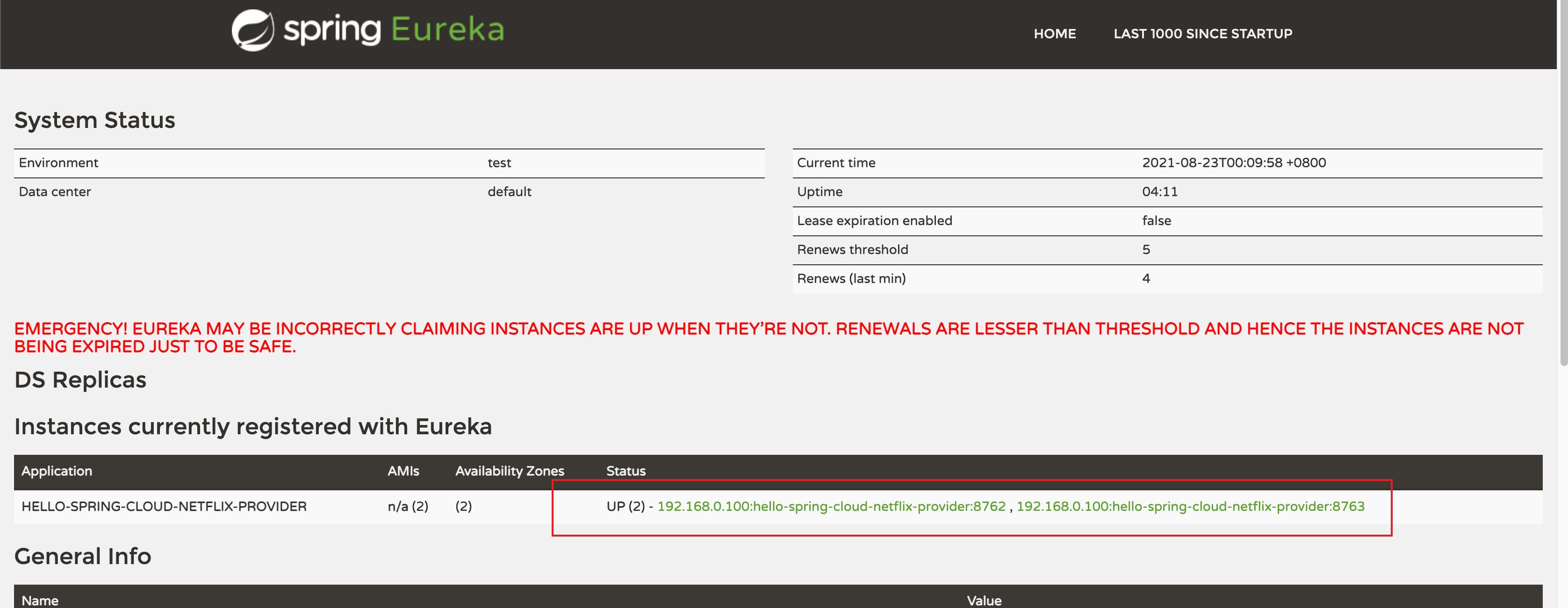 eureka-provider-cluster